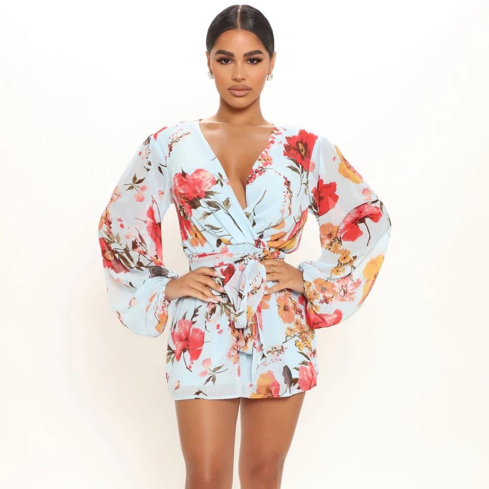 Feeling Fine Floral Romper